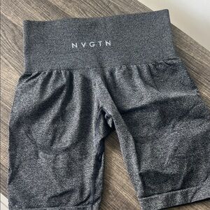 NVGTN Charcoal High-Rise Shorts